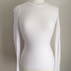 Michael Stars White long sleeve top